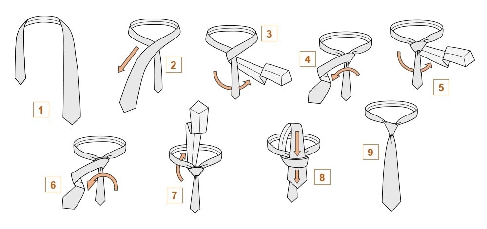 How to Tie a Tie Prince Albert Knot 