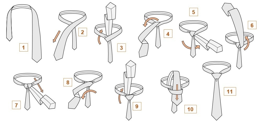 How to Tie a Windsor Knot Tie 