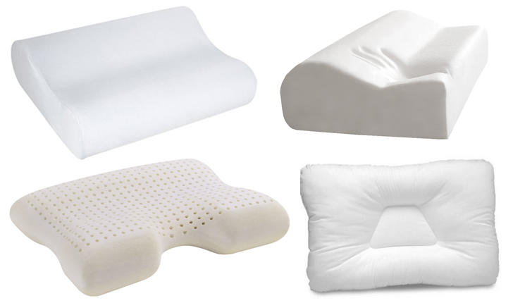 The shape of the pillows for cervical osteochondrosis 