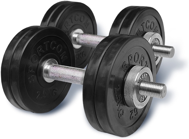 Collapsible dumbbells 