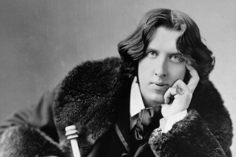 The famous dandy Oscar Wilde 