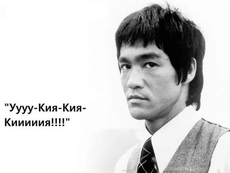 No matter what it says, Bruce Lee won't go to the gym for you. 