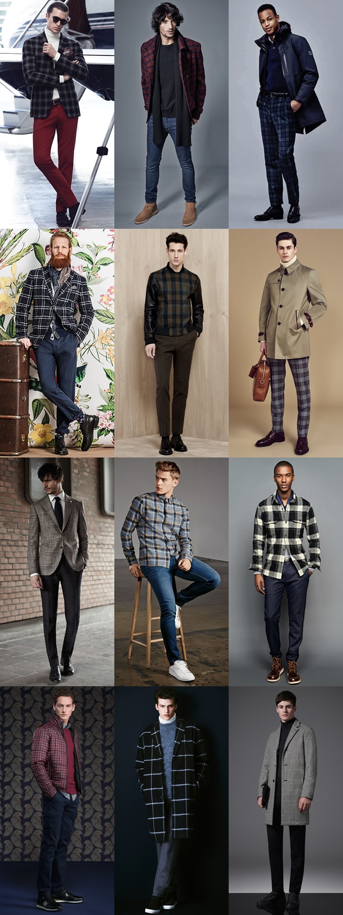 Plaid pattern is the trend of the fall - winter 2021 - 2022 season 