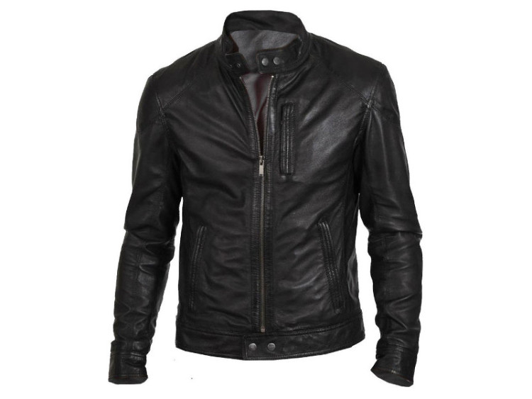 A leather jacket usually suits men of any age and body size 