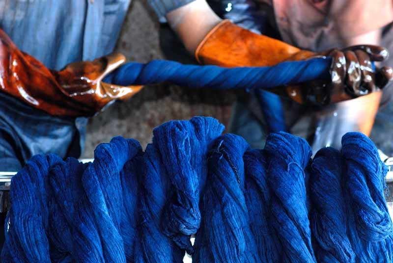 Indigo dye from India was supplied to dye jeans 