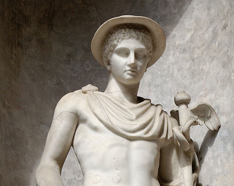 Statue of Hermes in Petatos 