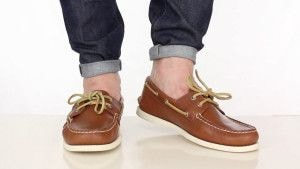 Boat Shoes look spectacular when worn on a bare leg 