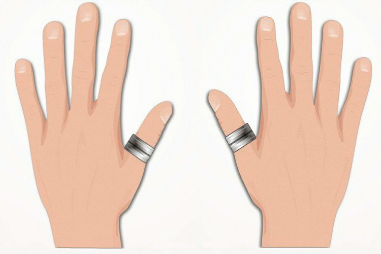 Men's thumb ring 