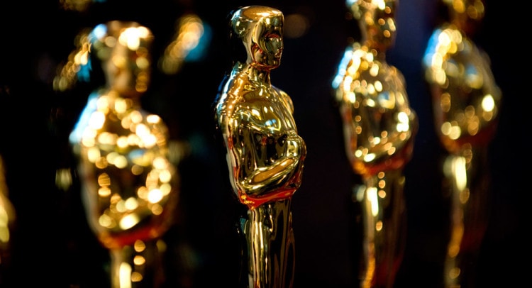 Oscar statuette with original nomination 