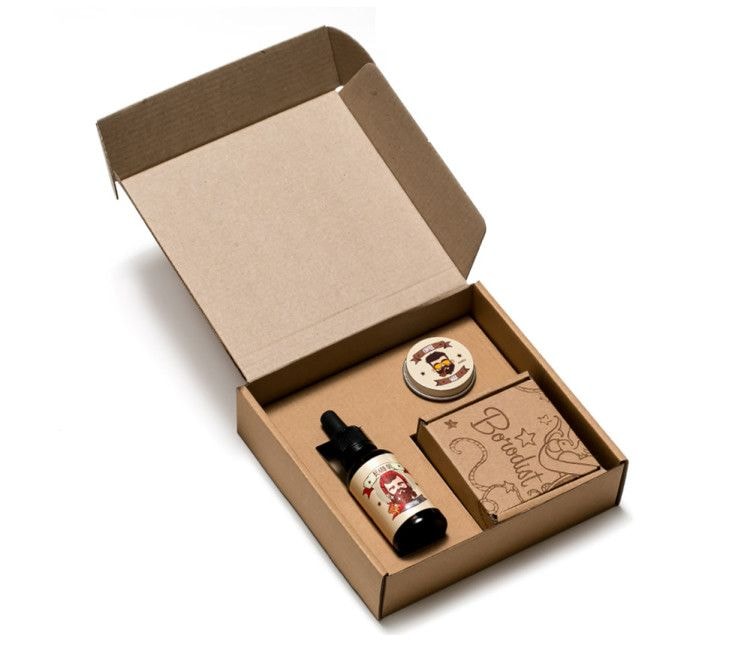 The BORODIST beard and mustache care set in branded packaging will allow your loved one to become a stylish bearded man 