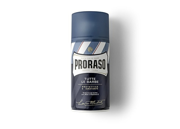Proraso Blue Shaving Foam suitable for all skin and hair types 