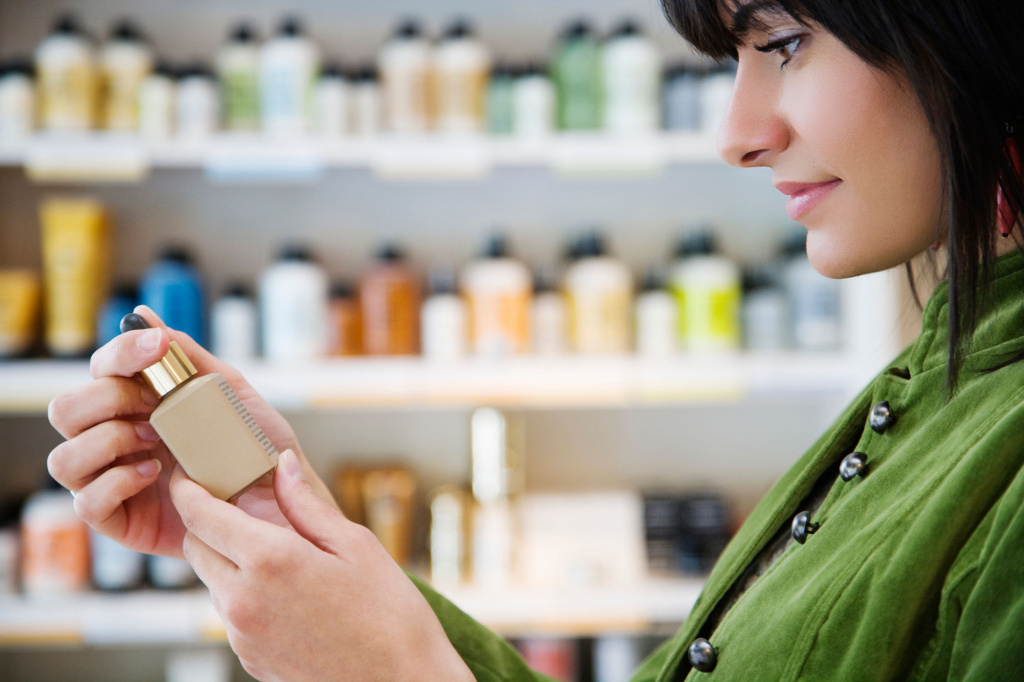 Cosmetics containing chemical preservatives, parabens 