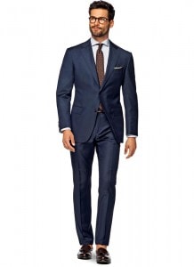 Classic suit with a business blazer 