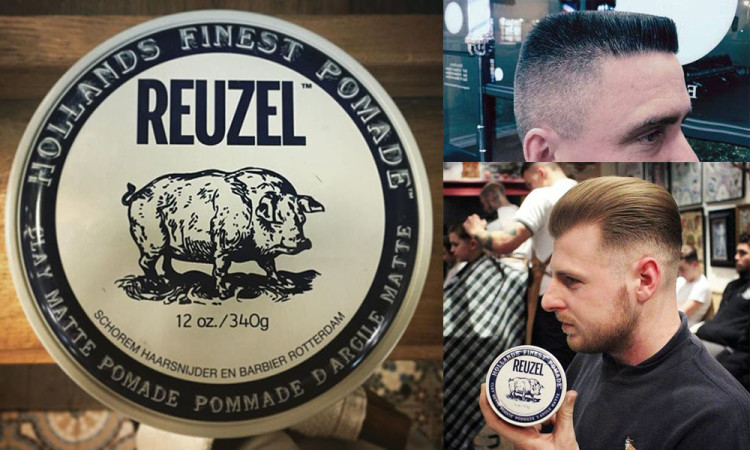 Reuzel Clay is ideal for short to medium hair, sweat-proof 