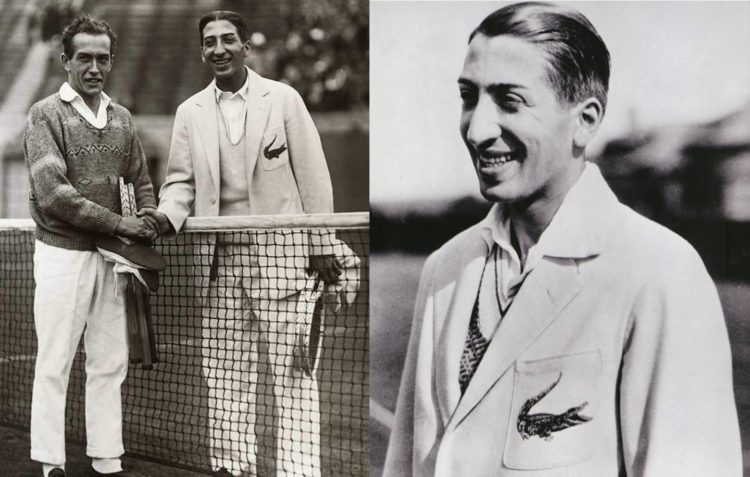 Rene Lacoste French tennis style icon 