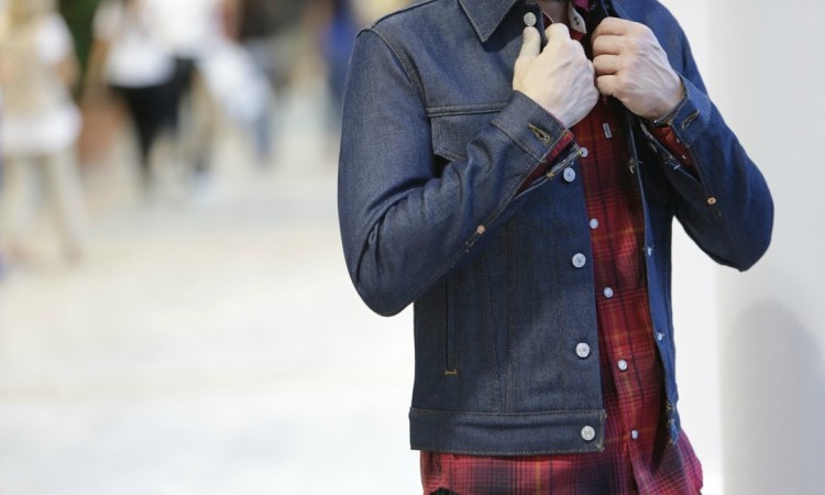 Chunky check shirts work well with denim and leather jackets 