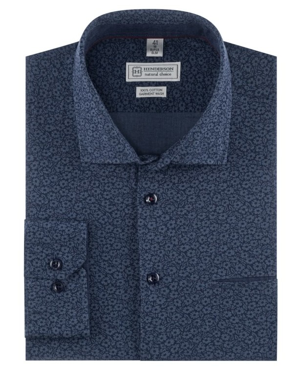 Henderson Smart Casual Patterned Shirt 