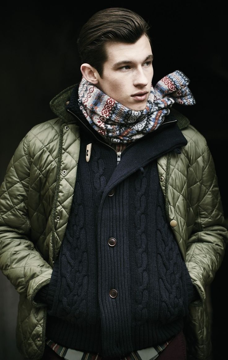 Quilted jackets are most organically combined with casual style 