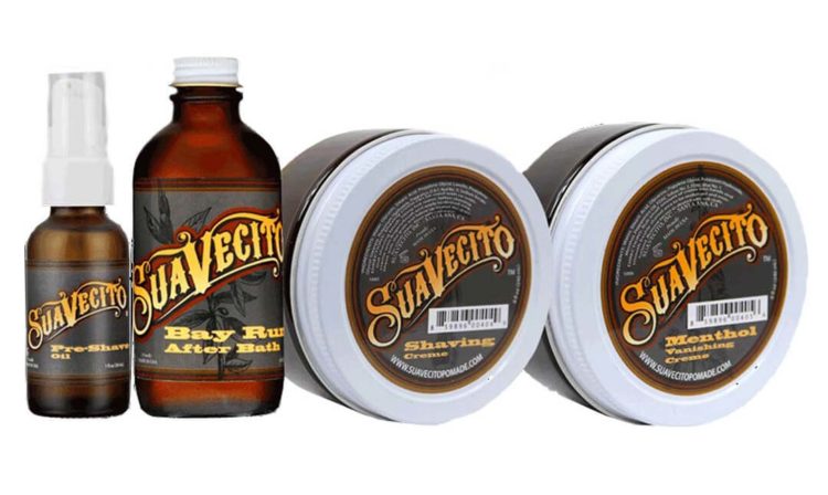 Suavecito shaving products are available as lotions, gels and creams 