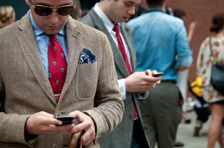 Traditional tweed suits fit perfectly with modern life 