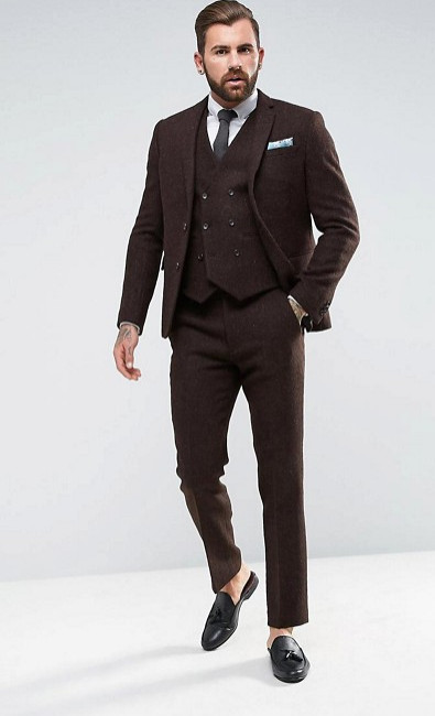 Brown Tweed Suit A SOS 