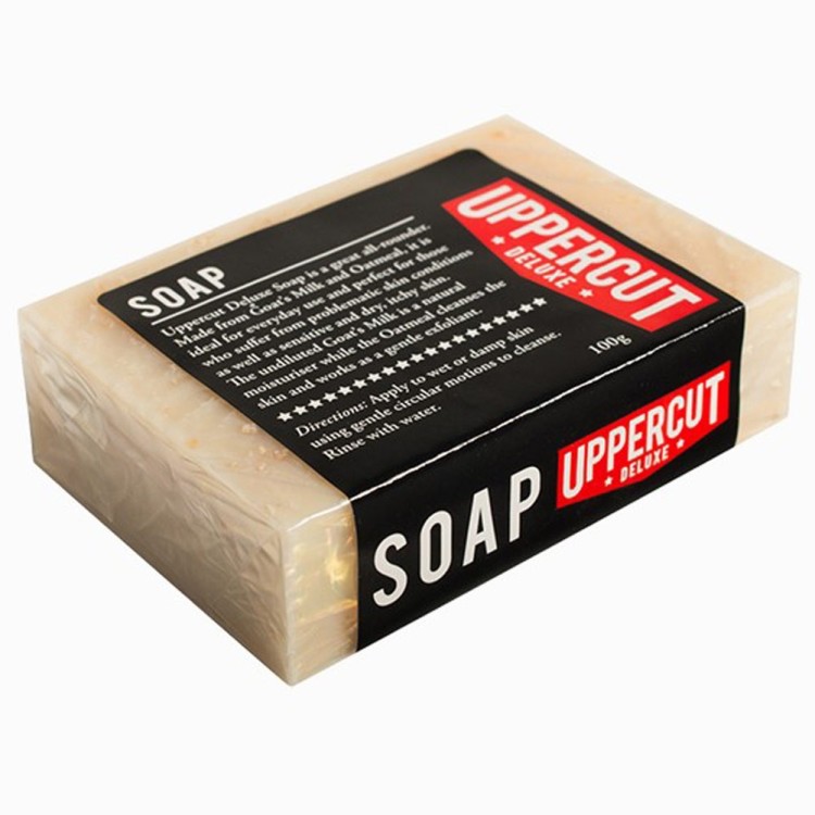 Uppercut Bar Soap is also suitable for shaving 