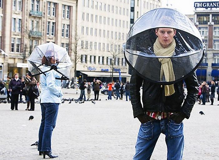 And such an umbrella will interest those men and women who daily spend time styling their hair. 
